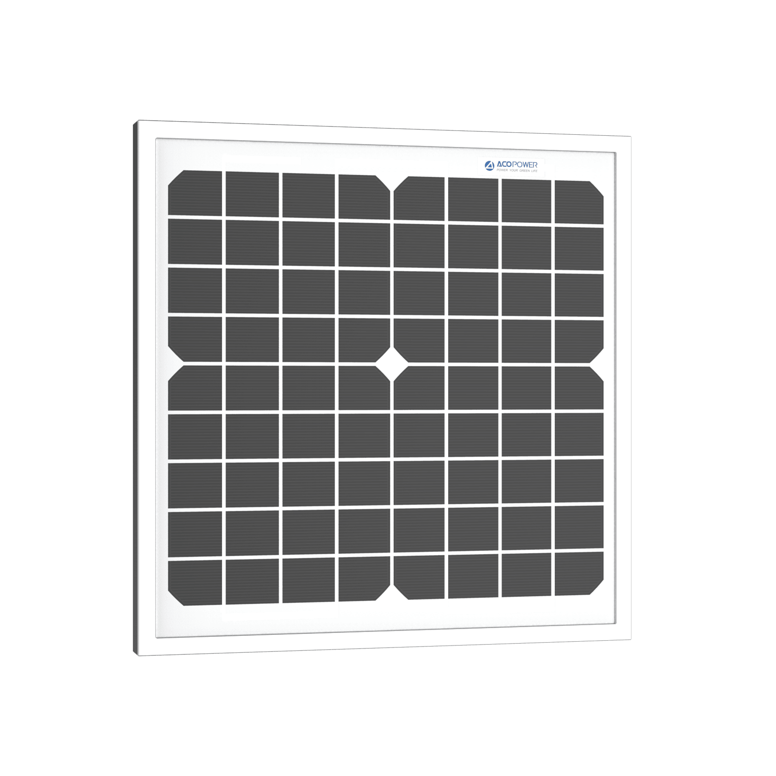 10 Watt 12 Volt Monocrystalline Solar Panel - The Chrome Cart