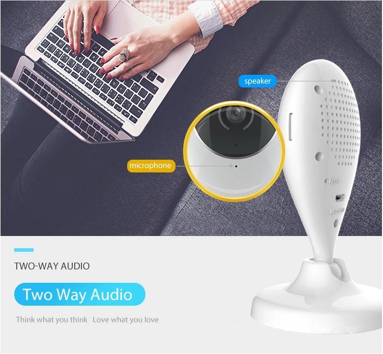 1080P HD Wireless Mini Security WiFi Camera - The Chrome Cart