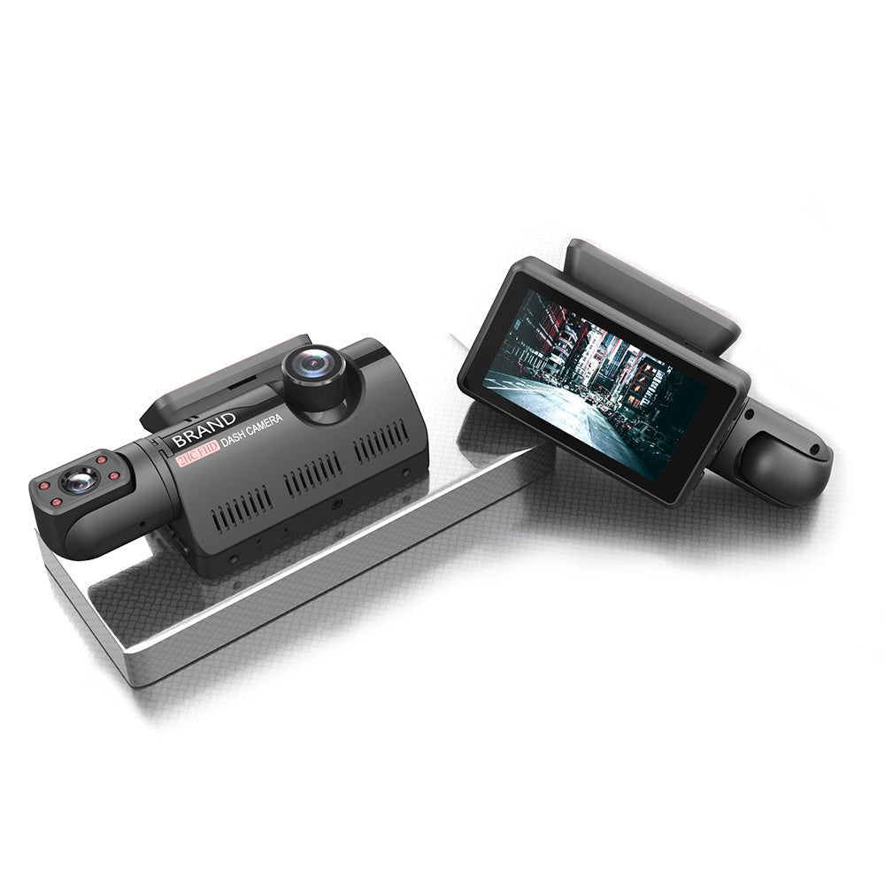 1440P HD 360° Dual Camera Full HD Night Vision Car Dash Camera - The Chrome Cart