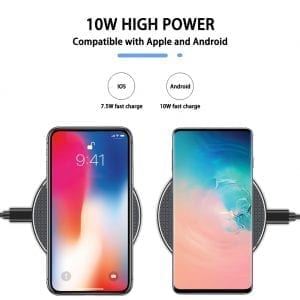 15W Fast Wireless Charger Pad - The Chrome Cart