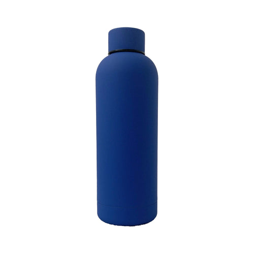 17oz Rubber Vacuum Insulated Stainless Steel Water Bottle - The Chrome Cart