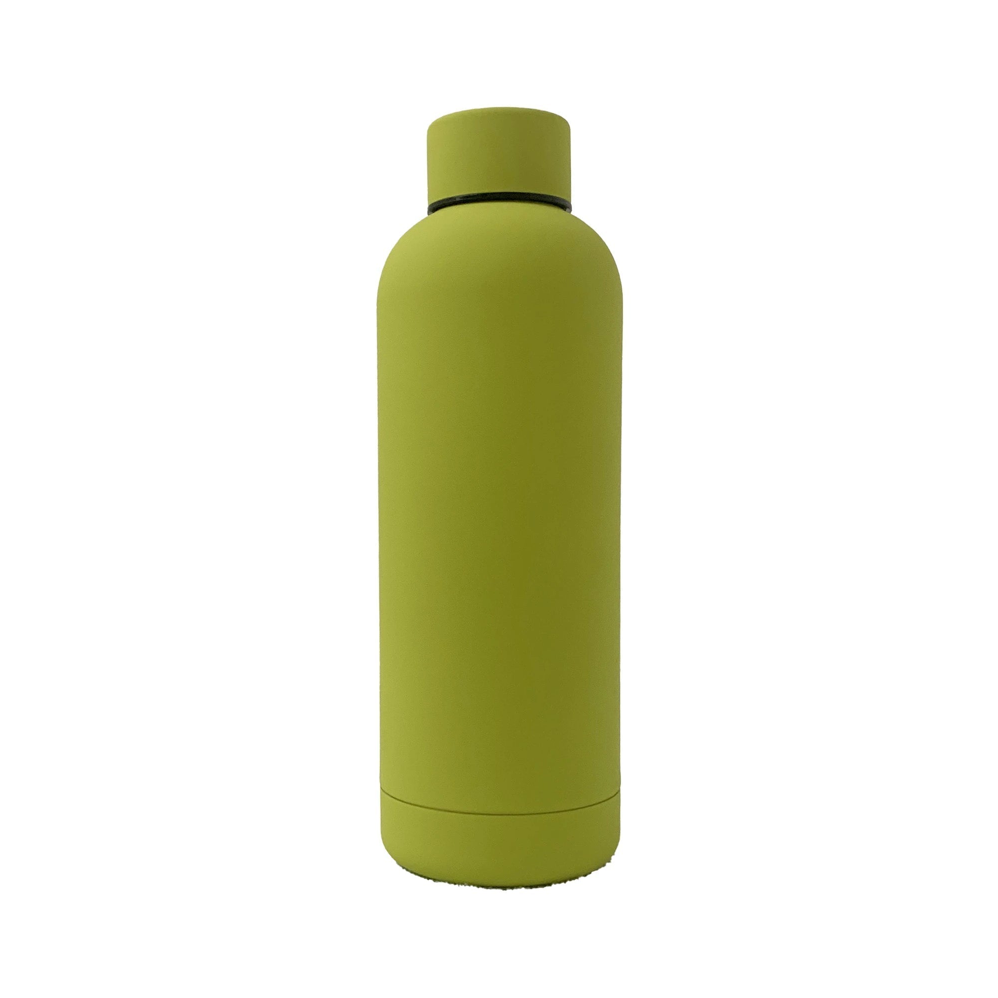 17oz Rubber Vacuum Insulated Stainless Steel Water Bottle - The Chrome Cart