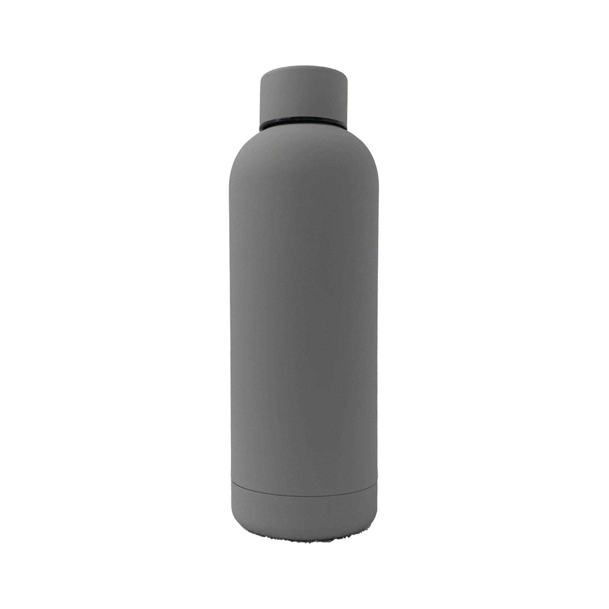 17oz Rubber Vacuum Insulated Stainless Steel Water Bottle - The Chrome Cart
