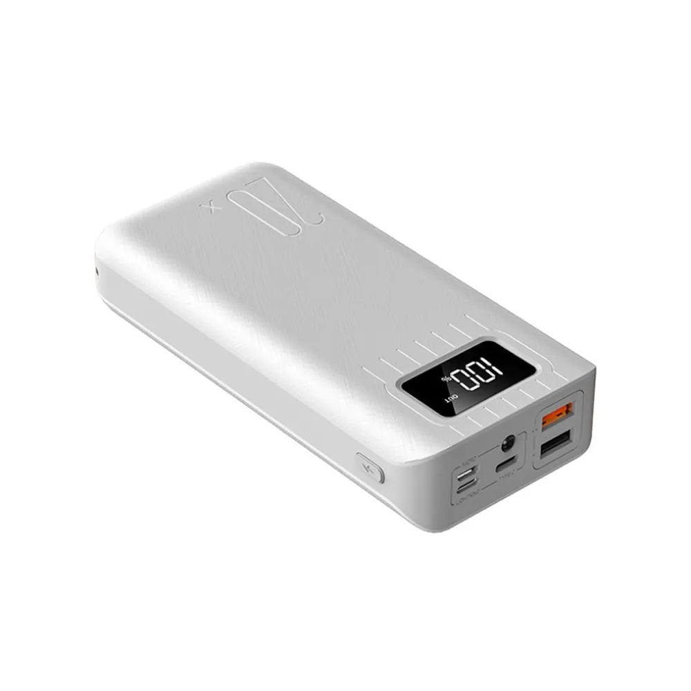20000mAh External Battery Power Bank Dual USB With LED Flashlight - The Chrome Cart