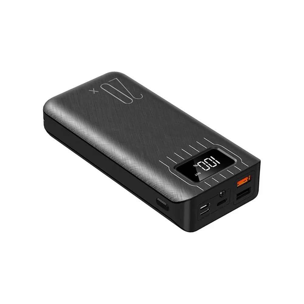 20000mAh External Battery Power Bank Dual USB With LED Flashlight - The Chrome Cart