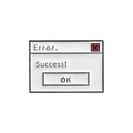 Error Success Enamel Pin Computer Popup Network Meme Brooch Lapel Badge Jewelry Gifts Wholesale
