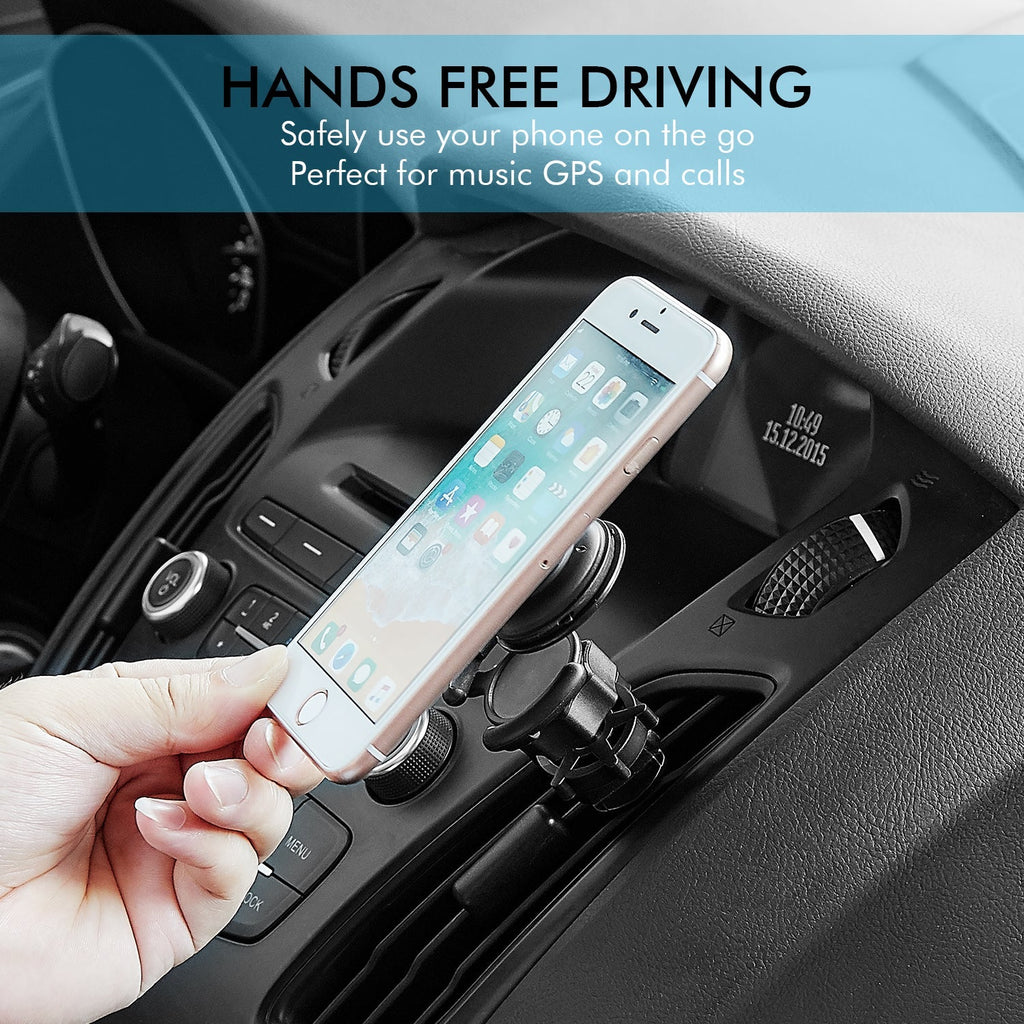 Air Vent Mount Phone Holder with Adjustable Switch Lock for Popsocket - The Chrome Cart