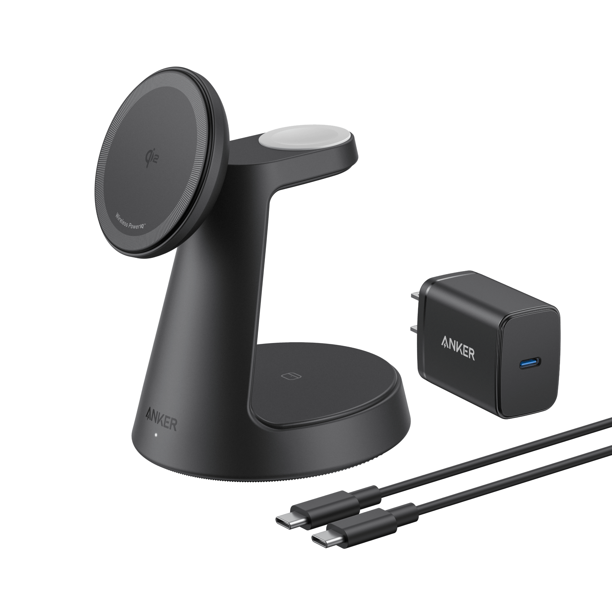 Anker MagGo Wireless Charging Station (3 - in - 1, Dock Stand) - The Chrome Cart