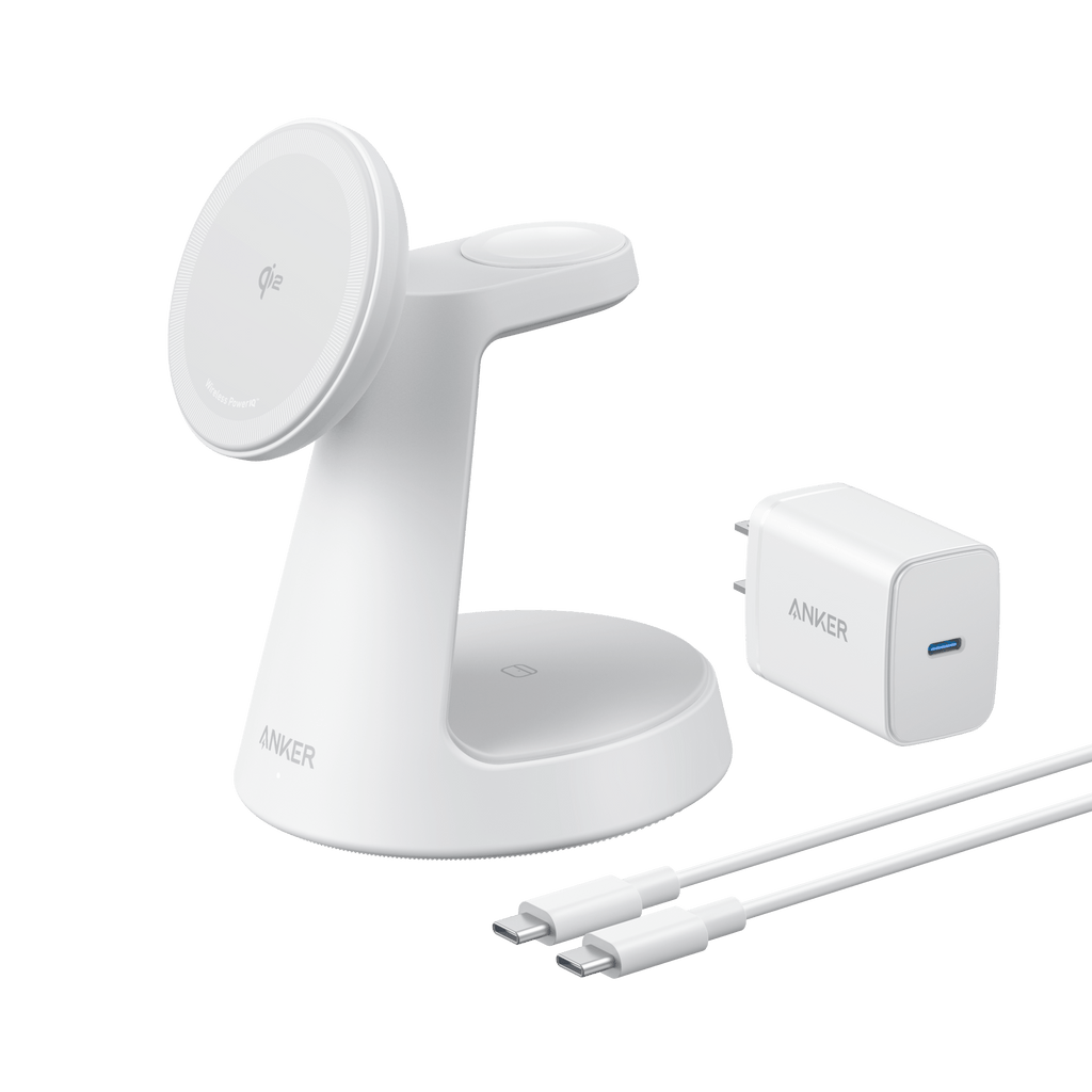 Anker MagGo Wireless Charging Station (3 - in - 1, Dock Stand) - The Chrome Cart