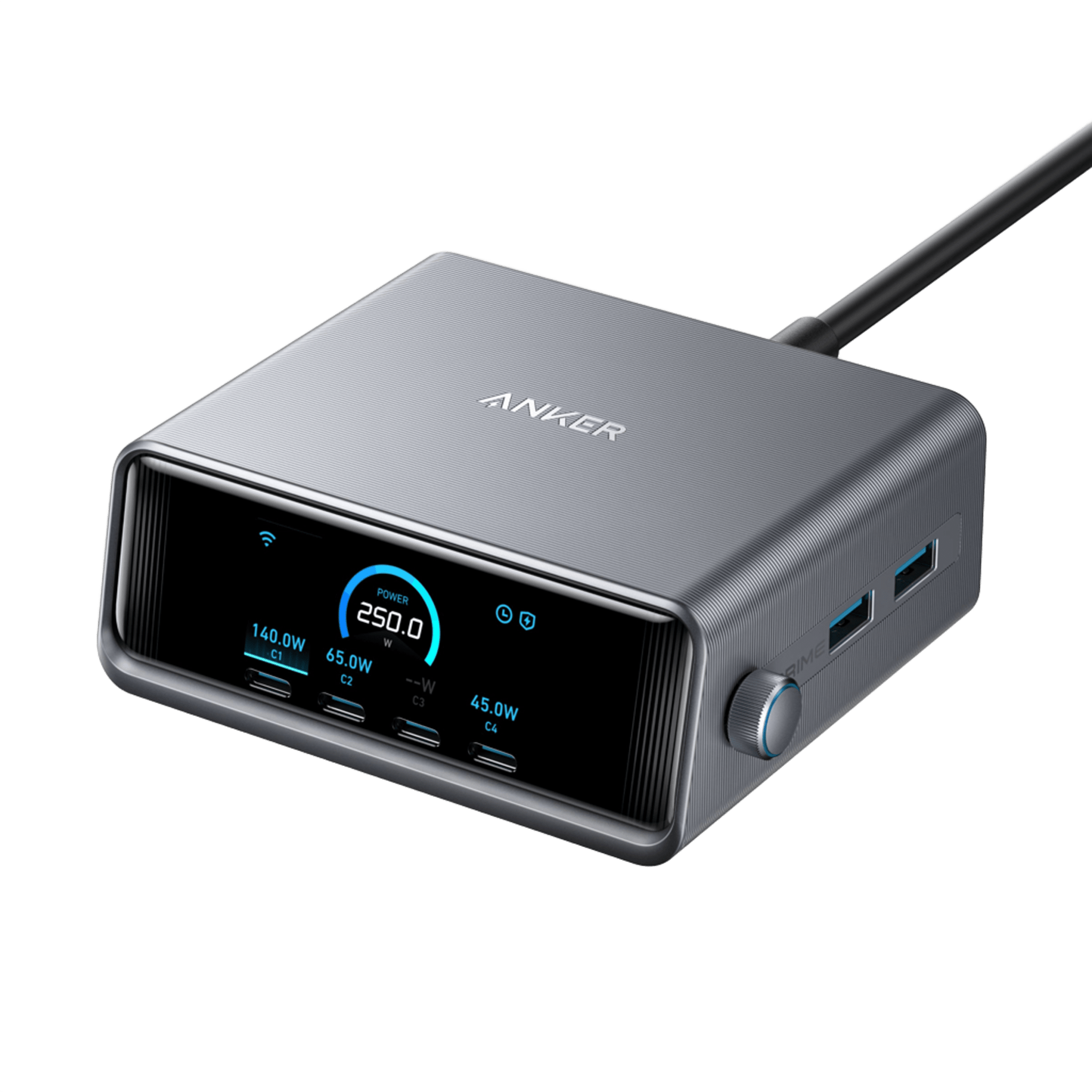 Anker Prime Charger (250W, 6 Ports, GaNPrime) - The Chrome Cart