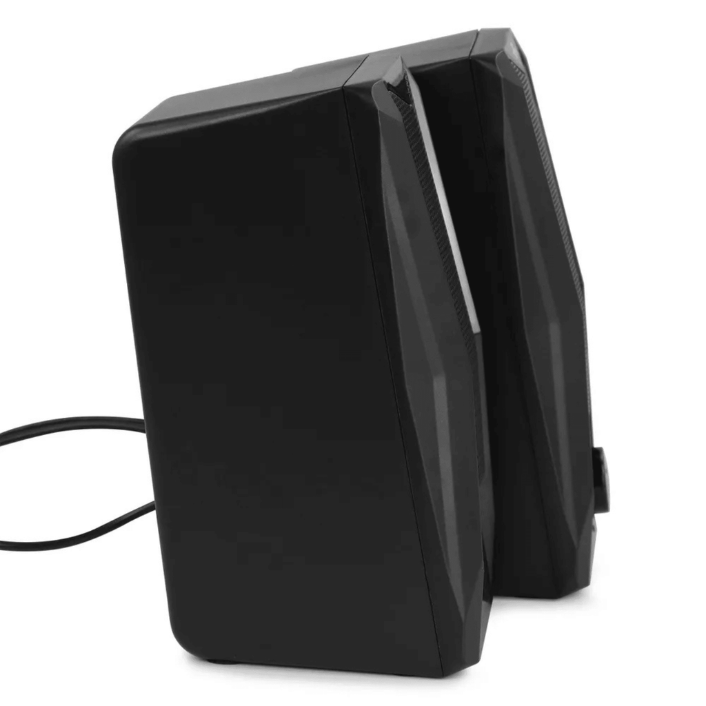 beFree Sound Dual Computer Gaming Speakers - The Chrome Cart