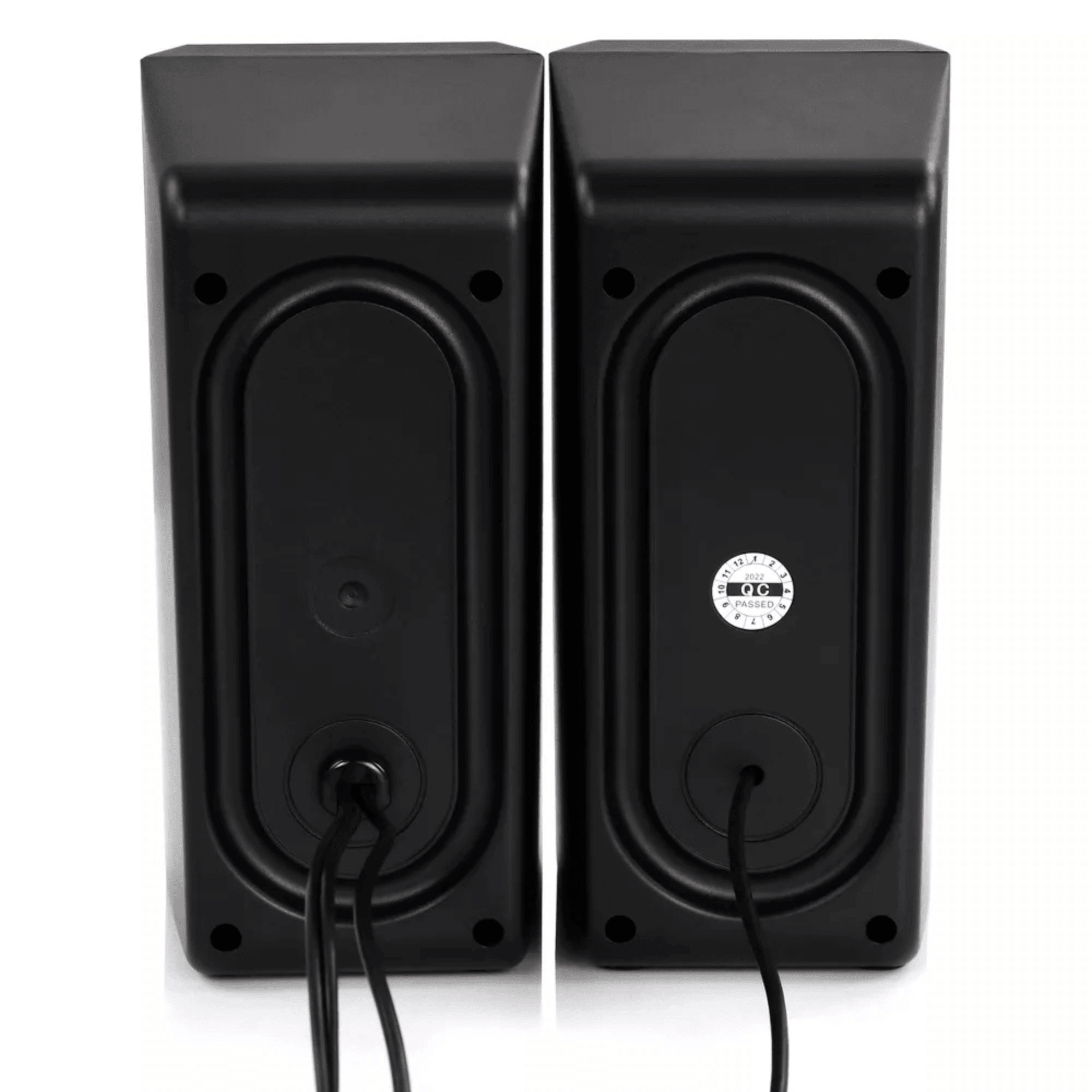 beFree Sound Dual Computer Gaming Speakers - The Chrome Cart
