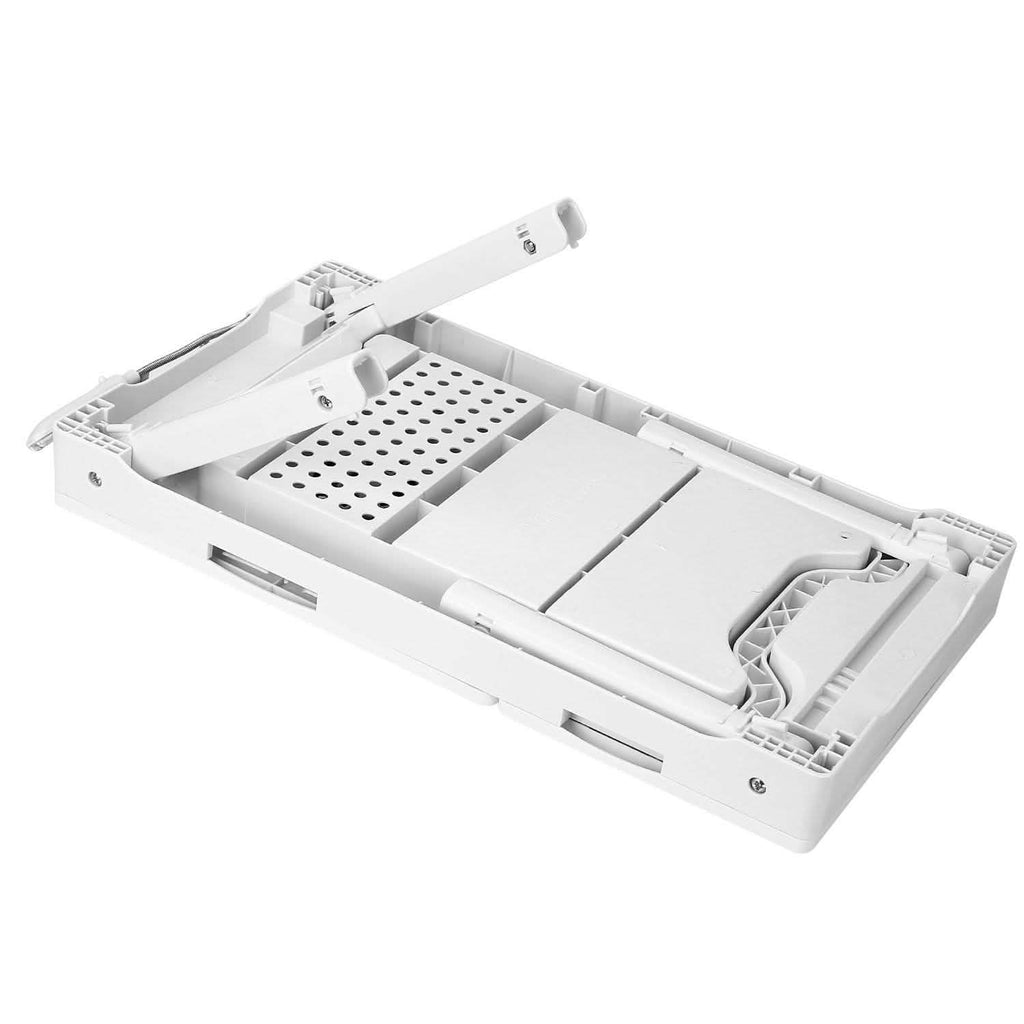 Foldable Laptop Table Bed Notebook Desk with Cooling Fan Mouse Board - The Chrome Cart
