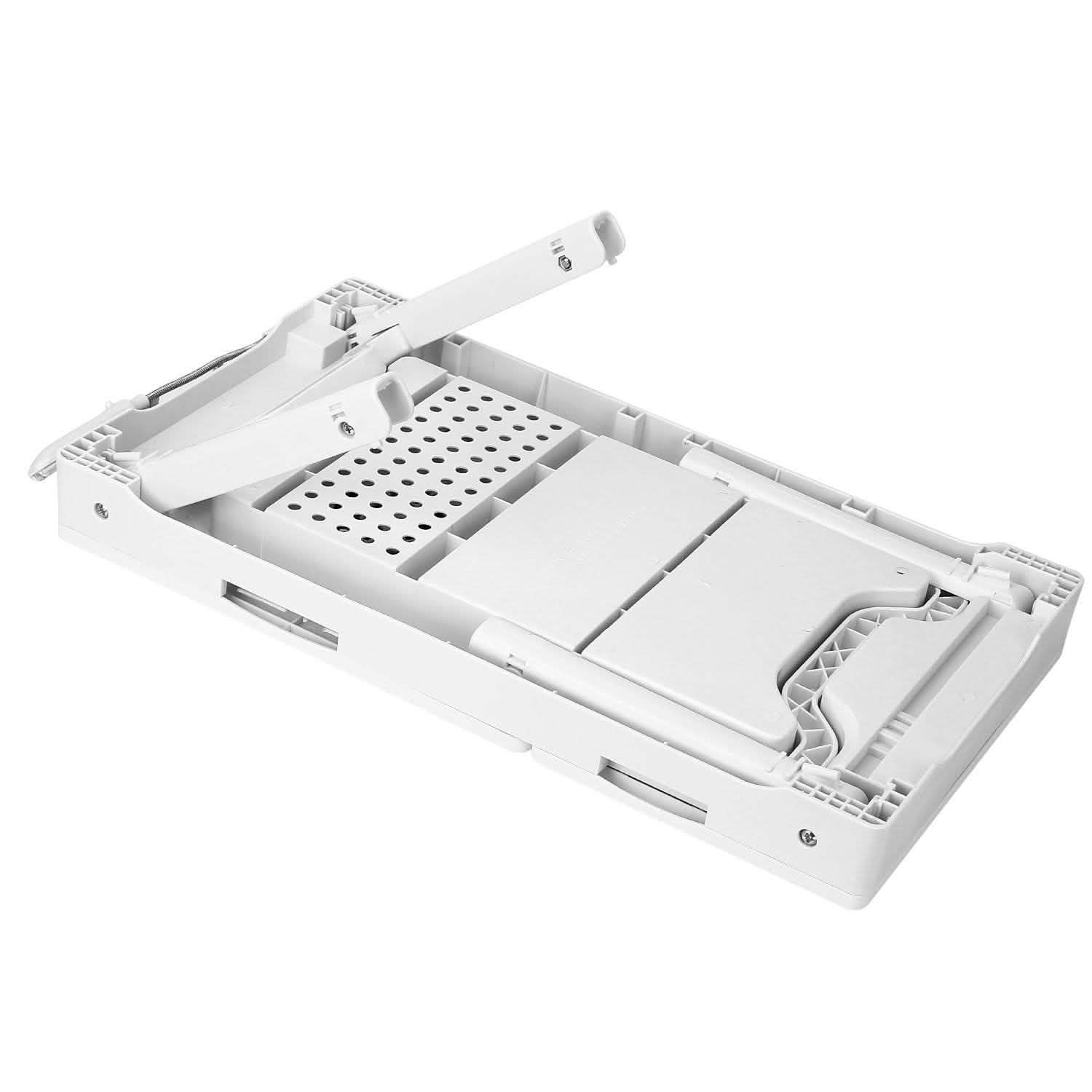 Foldable Laptop Table Bed Notebook Desk with Cooling Fan Mouse Board - The Chrome Cart