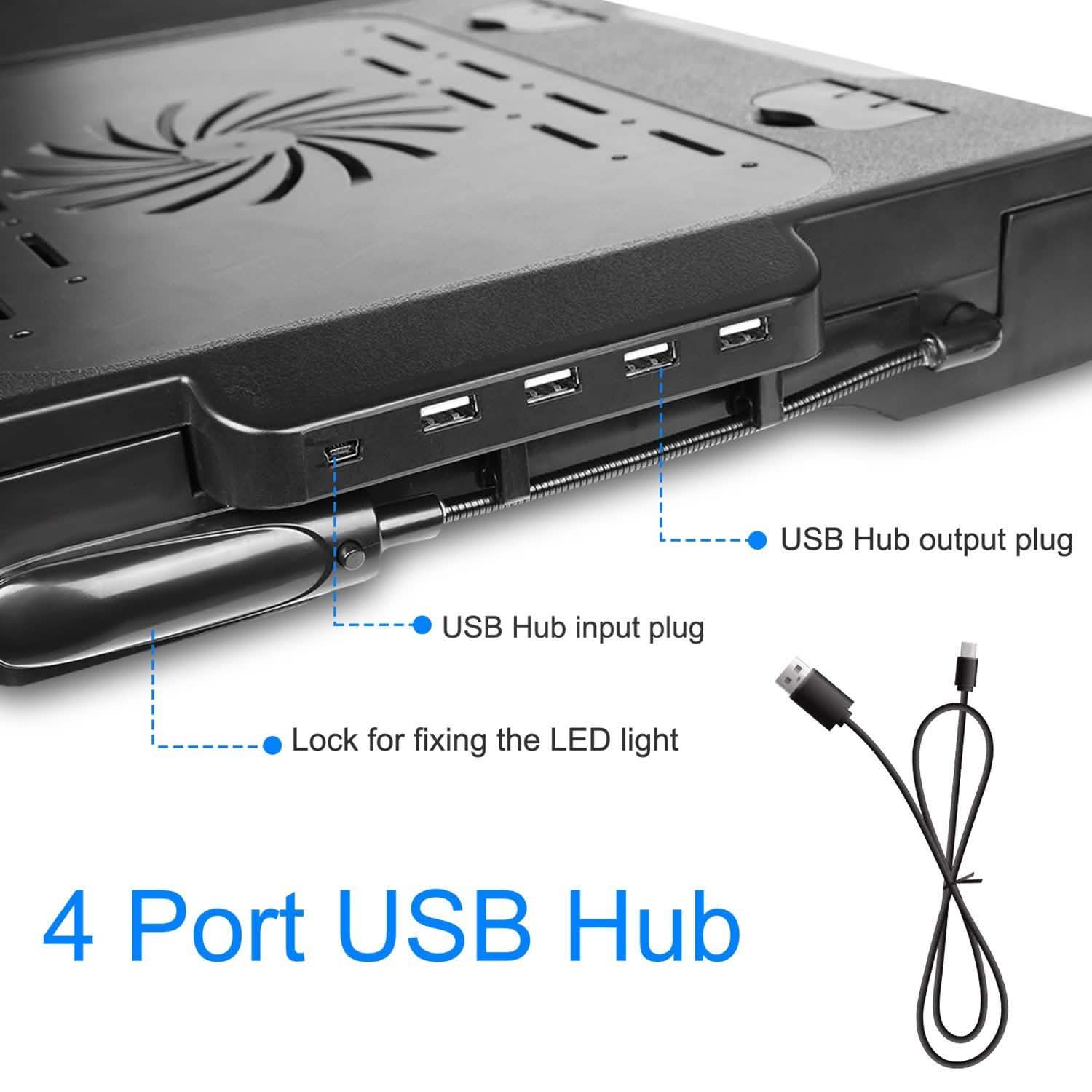 Foldable Laptop Table Bed Notebook Desk with Cooling Fan Mouse Board - The Chrome Cart