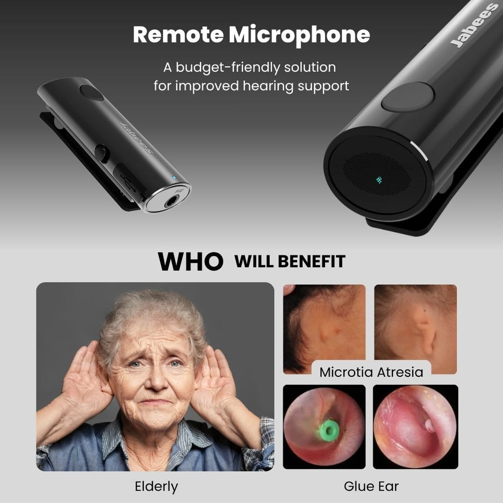 HearLink 3 - In - 1 Bluetooth Microphone A Cost - Effective Alternative to BAHA Device for HOH - The Chrome Cart