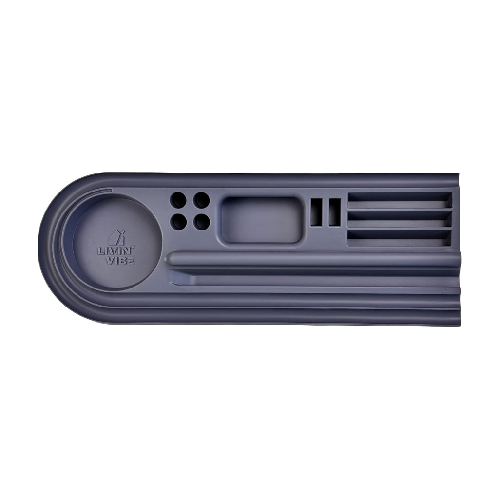 Silicone Desk Organizer Tray | Tech & Office Accessory Holder for iPhone, iPad, Mobile Phones, Tablets, Pens 15.25” × 5.5”