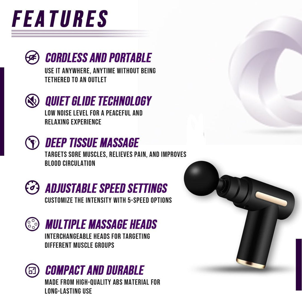 Muscle Massage Gun - The Chrome Cart