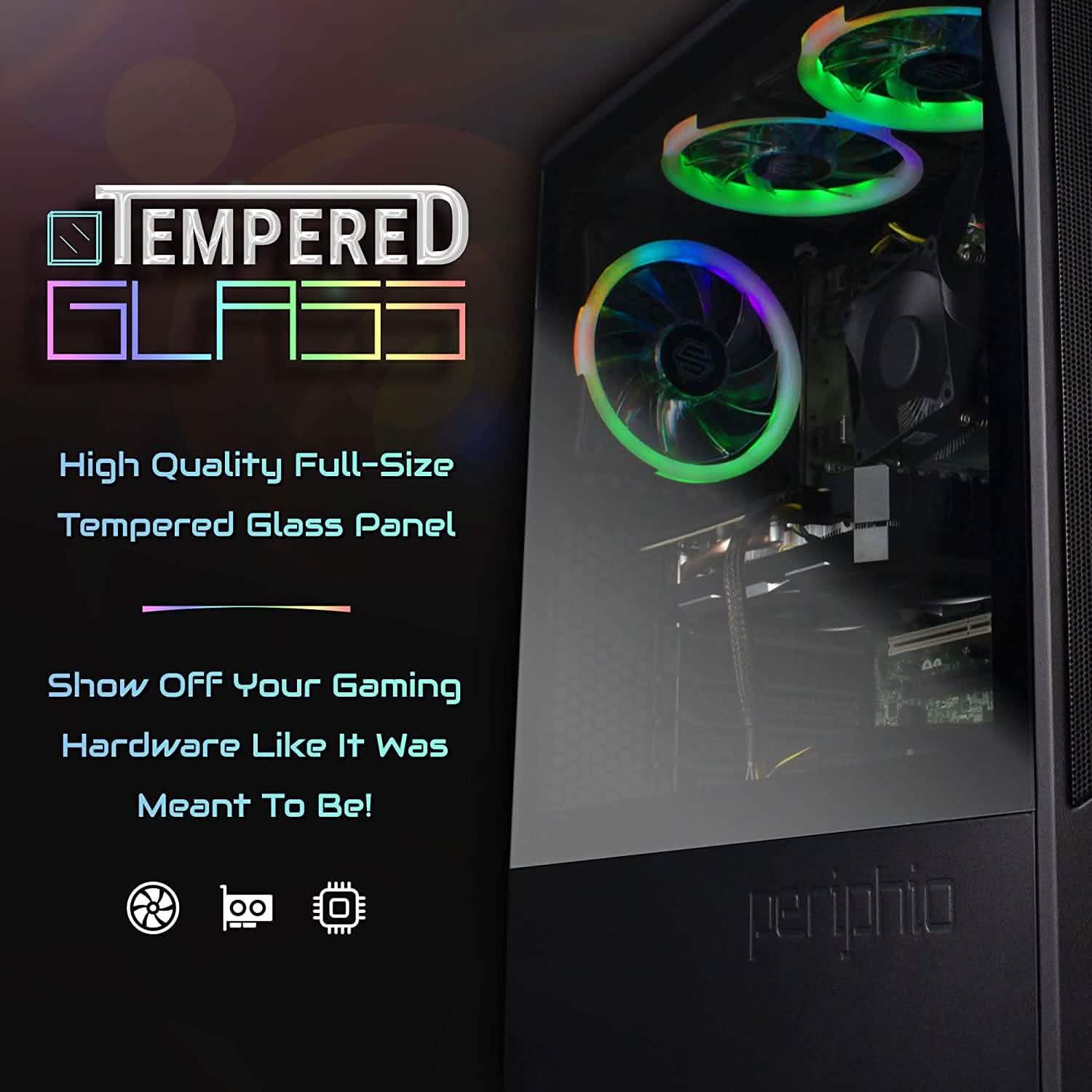 Periphio Phantom RGB Gaming Computer (Refurbished) - The Chrome Cart
