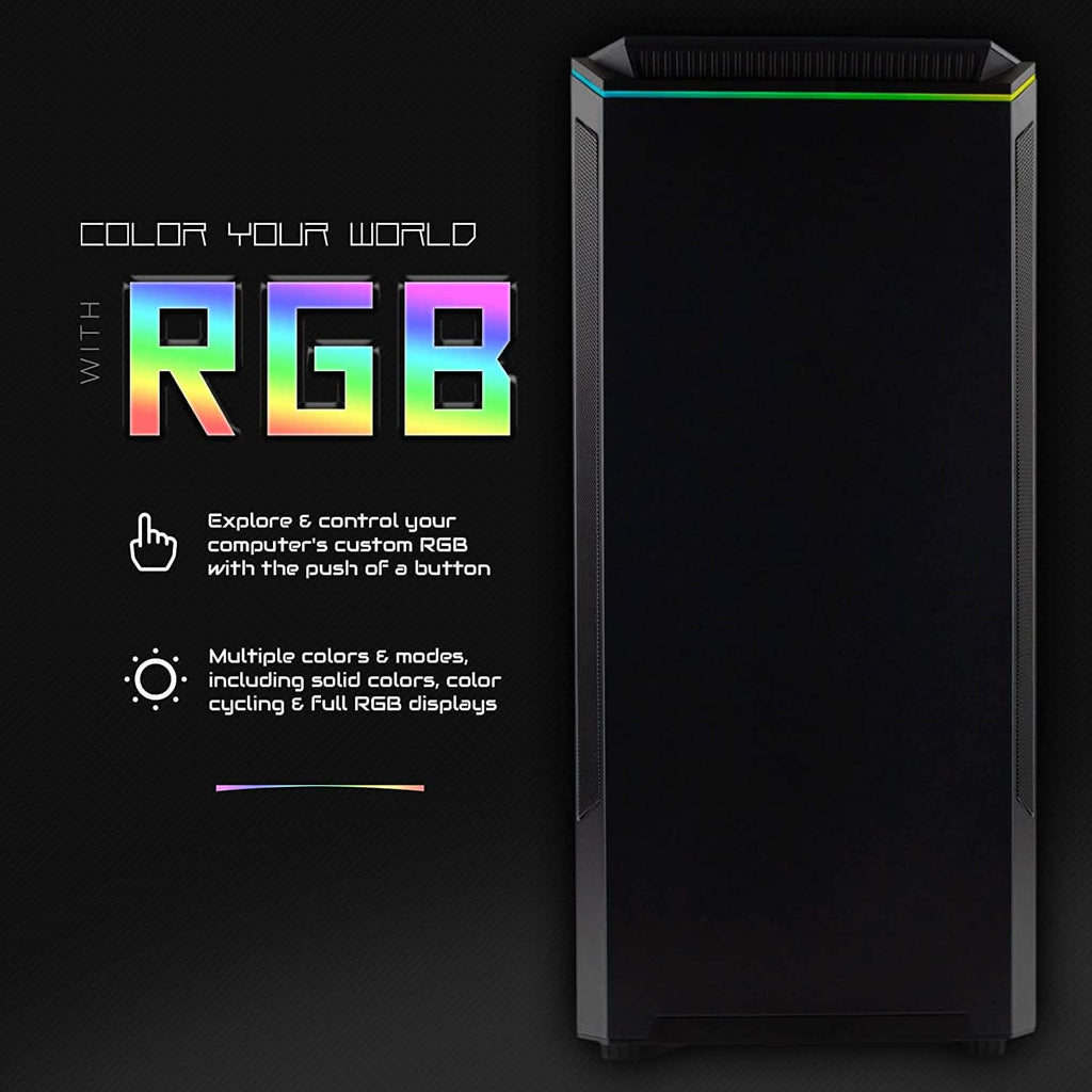 Periphio Phantom RGB Gaming Computer (Refurbished) - The Chrome Cart