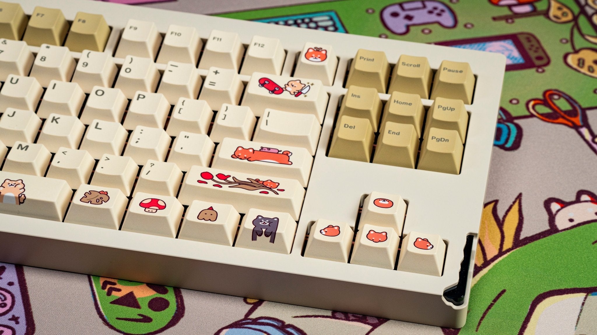 Pikarar x Hipyo Tech PBT Keycaps - The Chrome Cart