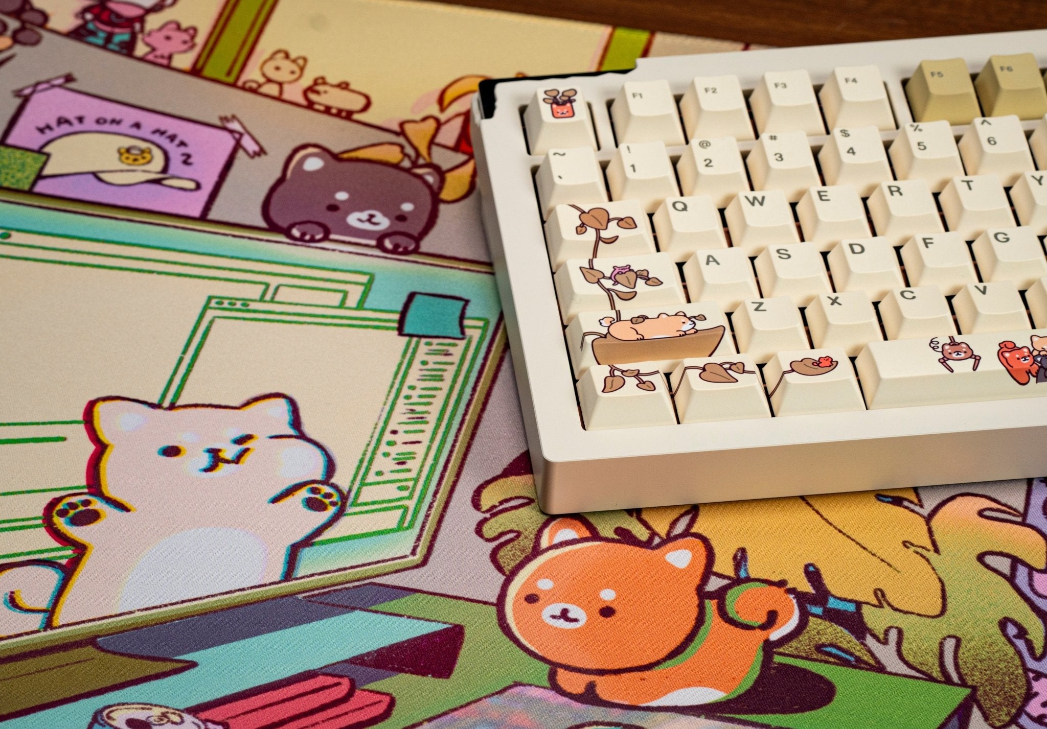 Pikarar x Hipyo Tech PBT Keycaps - The Chrome Cart