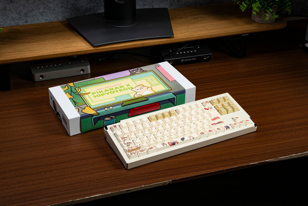 Pikarar x Hipyo Tech PBT Keycaps - The Chrome Cart