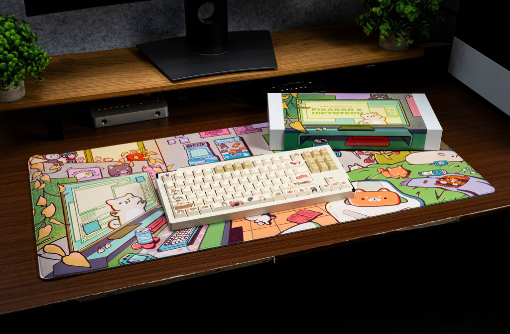 Pikarar x Hipyo Tech PBT Keycaps - The Chrome Cart