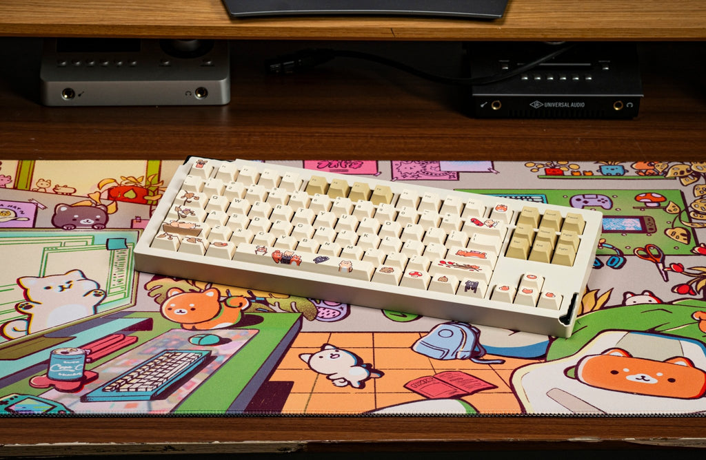 Pikarar x Hipyo Tech PBT Keycaps - The Chrome Cart
