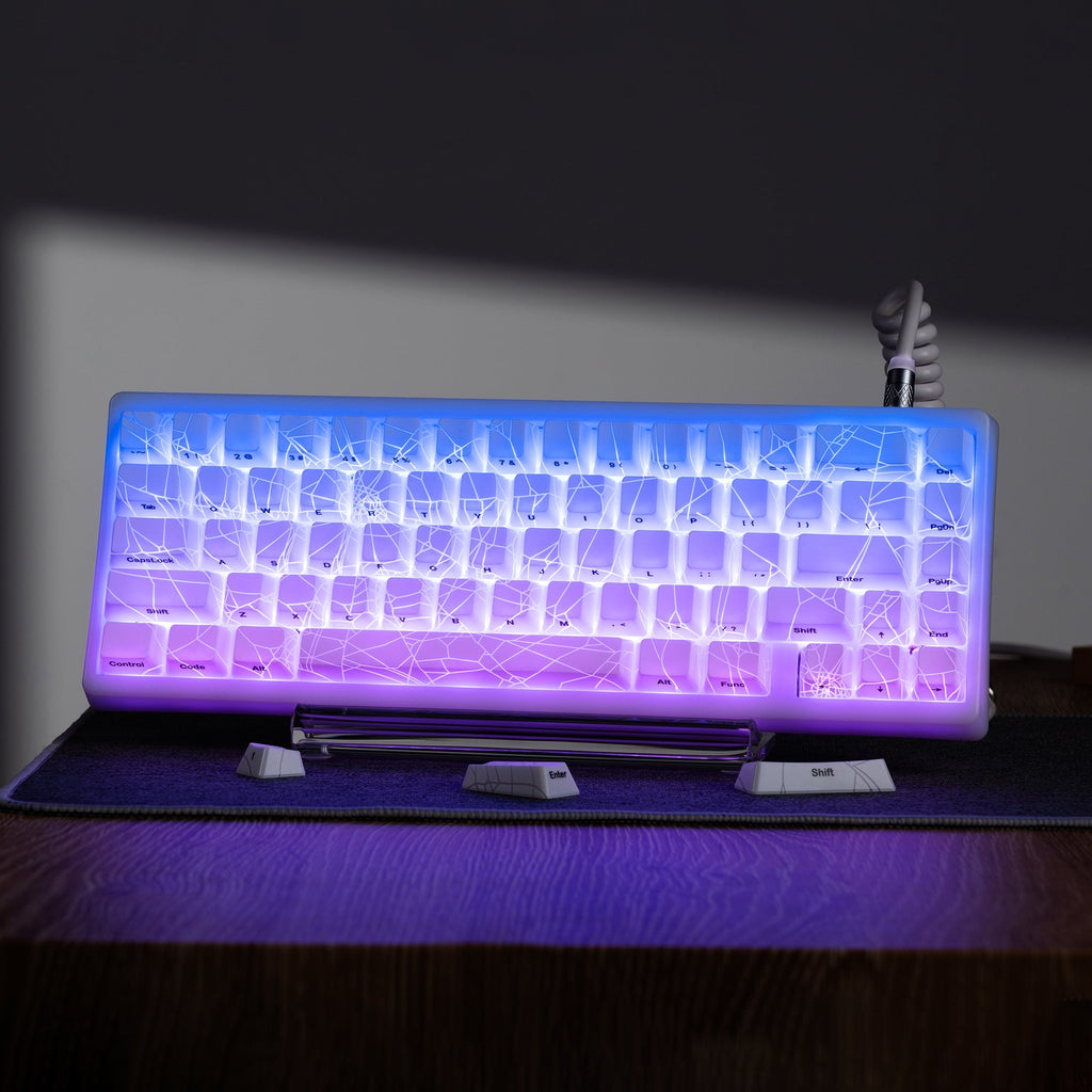 XVX Spider Web OEM Profile IMD - Tech Keycap Set - The Chrome Cart
