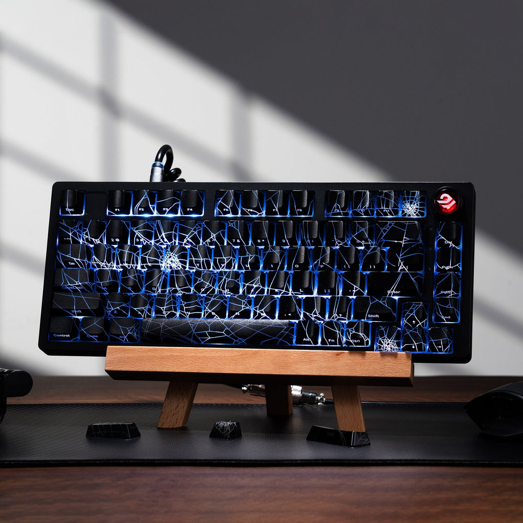 XVX Spider Web OEM Profile IMD - Tech Keycap Set - The Chrome Cart