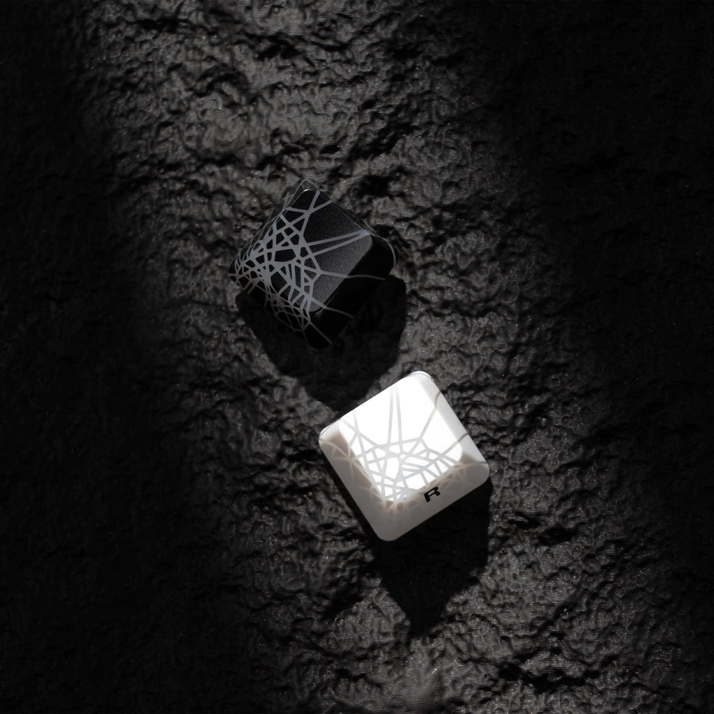 XVX Spider Web OEM Profile IMD - Tech Keycap Set - The Chrome Cart