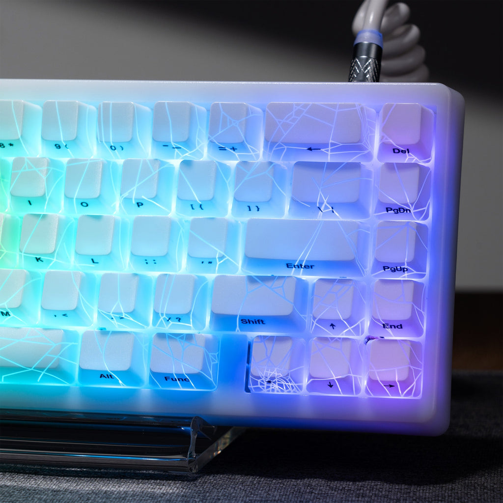 XVX Spider Web OEM Profile IMD - Tech Keycap Set - The Chrome Cart