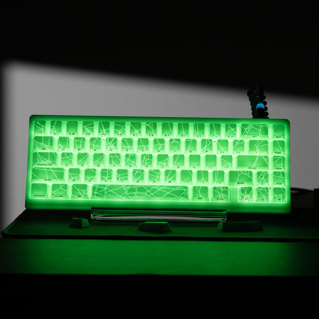 XVX Spider Web OEM Profile IMD - Tech Keycap Set - The Chrome Cart