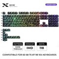 XVX Spider Web OEM Profile IMD - Tech Keycap Set - The Chrome Cart