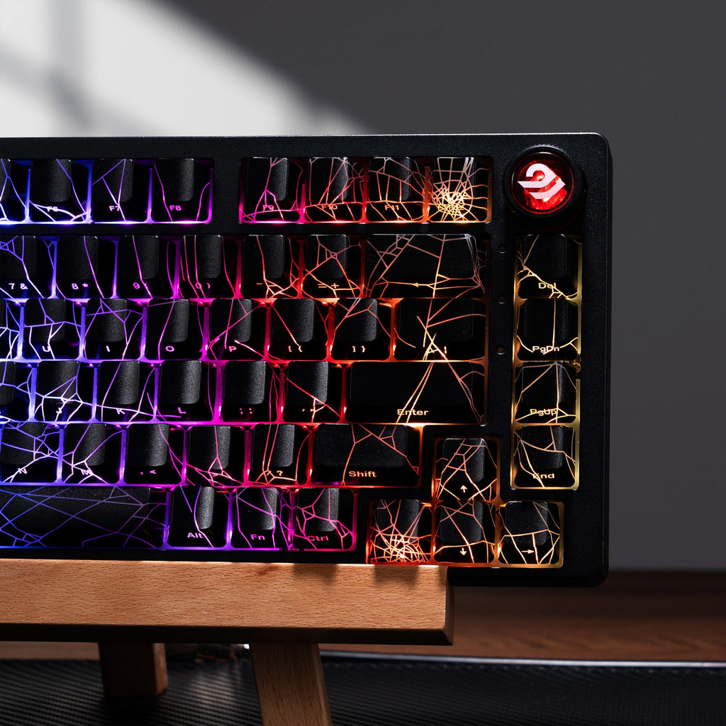 XVX Spider Web OEM Profile IMD - Tech Keycap Set - The Chrome Cart