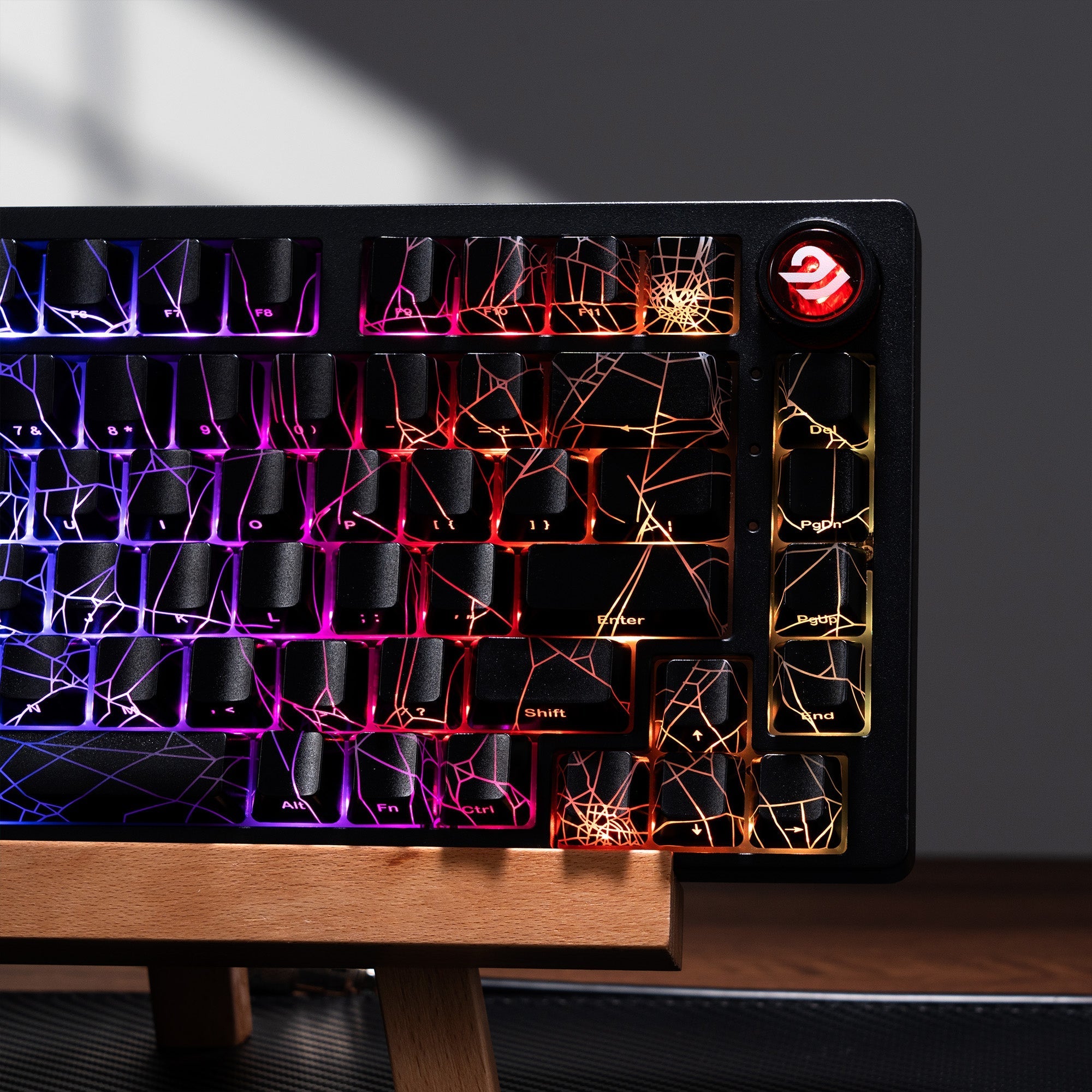 XVX Spider Web OEM Profile IMD - Tech Keycap Set - The Chrome Cart